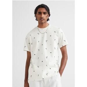 H&M men’s Shirt Palm Trees Size M Nwt